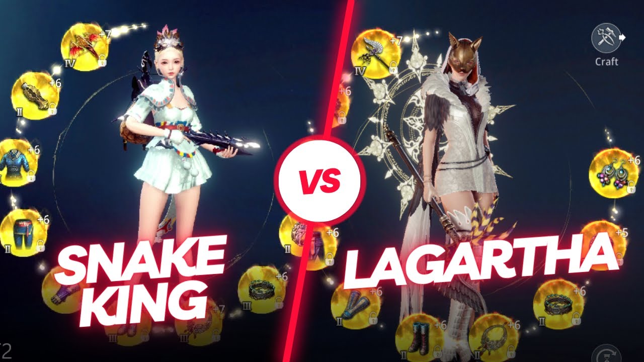 MIR4 -  SNAKEKING 328K PS VS LAGARTHA 308K PS | 1 LEGEND PET NO PROBLEM
