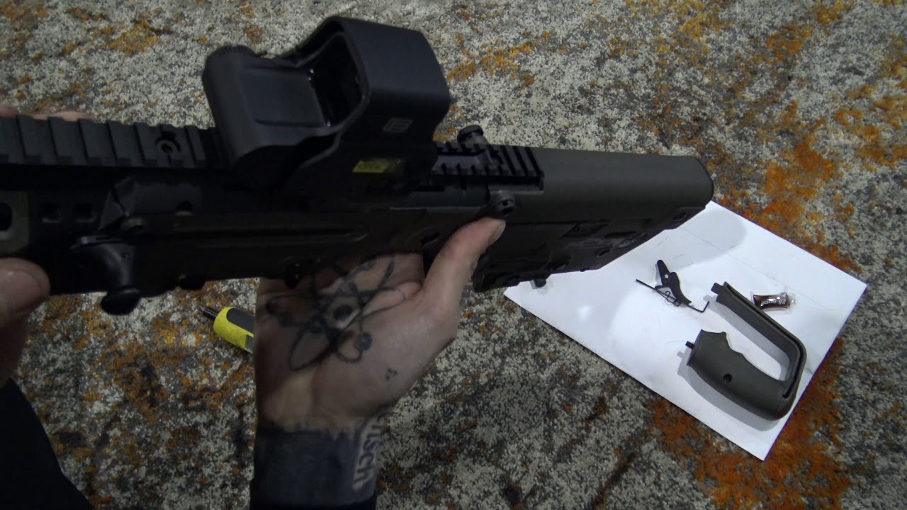 IWI X95 HOW TO- Barrel removal, Trigger install and trigger pack modification