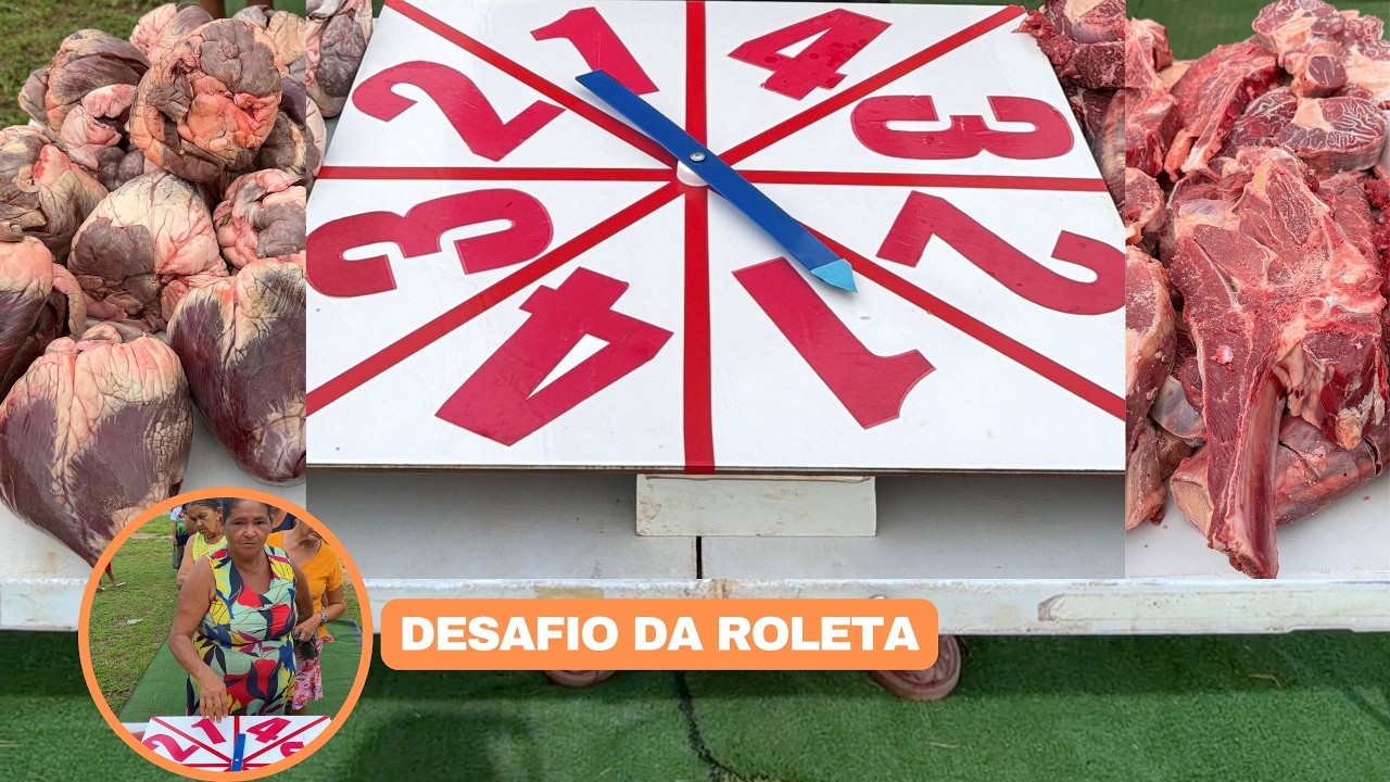 Gire a Roleta e Ganhe Coração e Carne