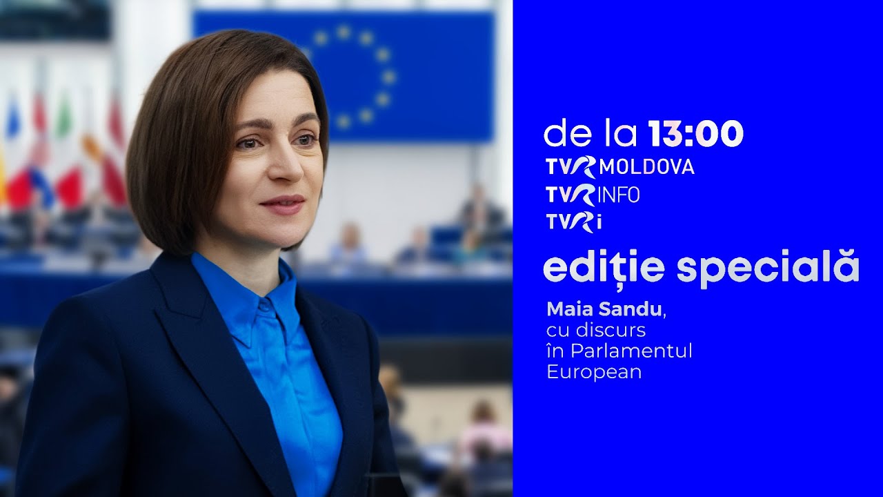🇪🇺 EDIȚIE SPECIALĂ | Discursul Maiei Sandu în Parlamentul European 📺🎙️