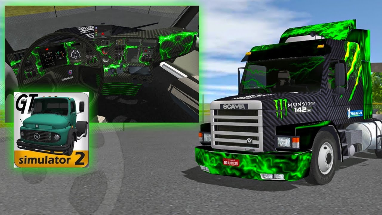 Monster Energy Skin by Indian Driver | Grand Truck Simulator 2