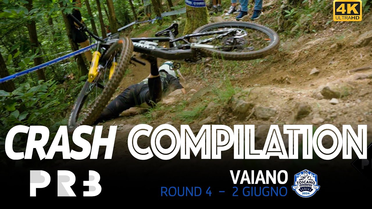 MTB ABUSE | CRASH COMPILATION: TES #4 - Vaiano 2024 | La Sagra della Caduta in 4k [UHD]