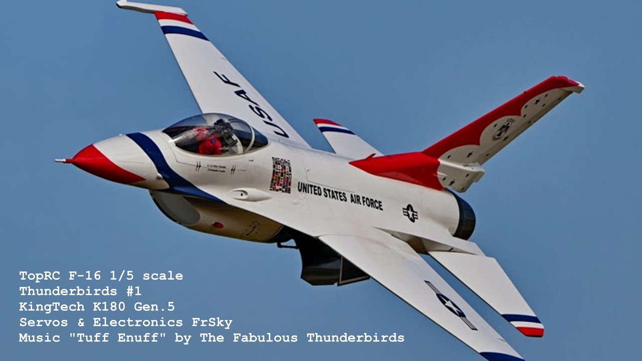 TopRC F-16 Thunderbirds #1