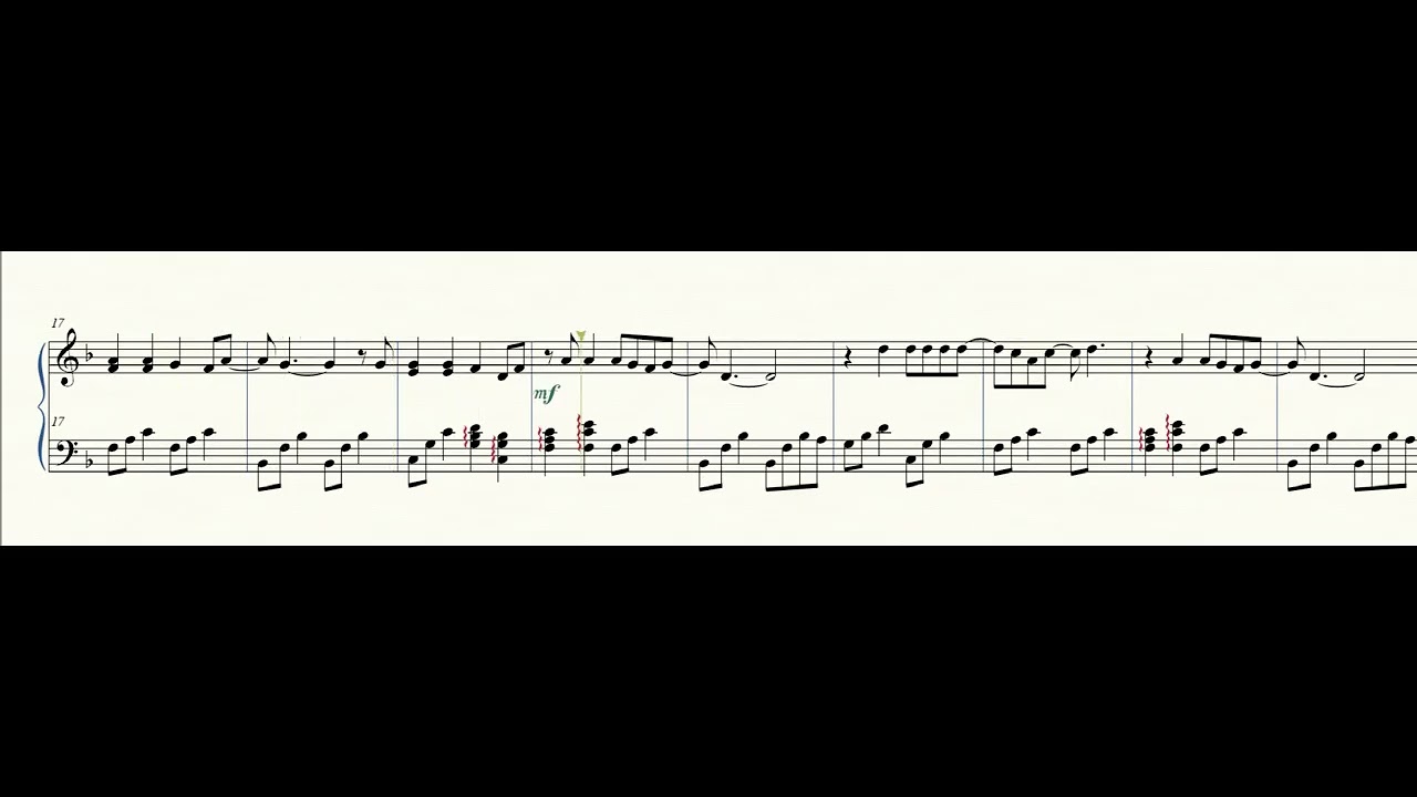 We'll Sing in the Sunshine for lever harp in F