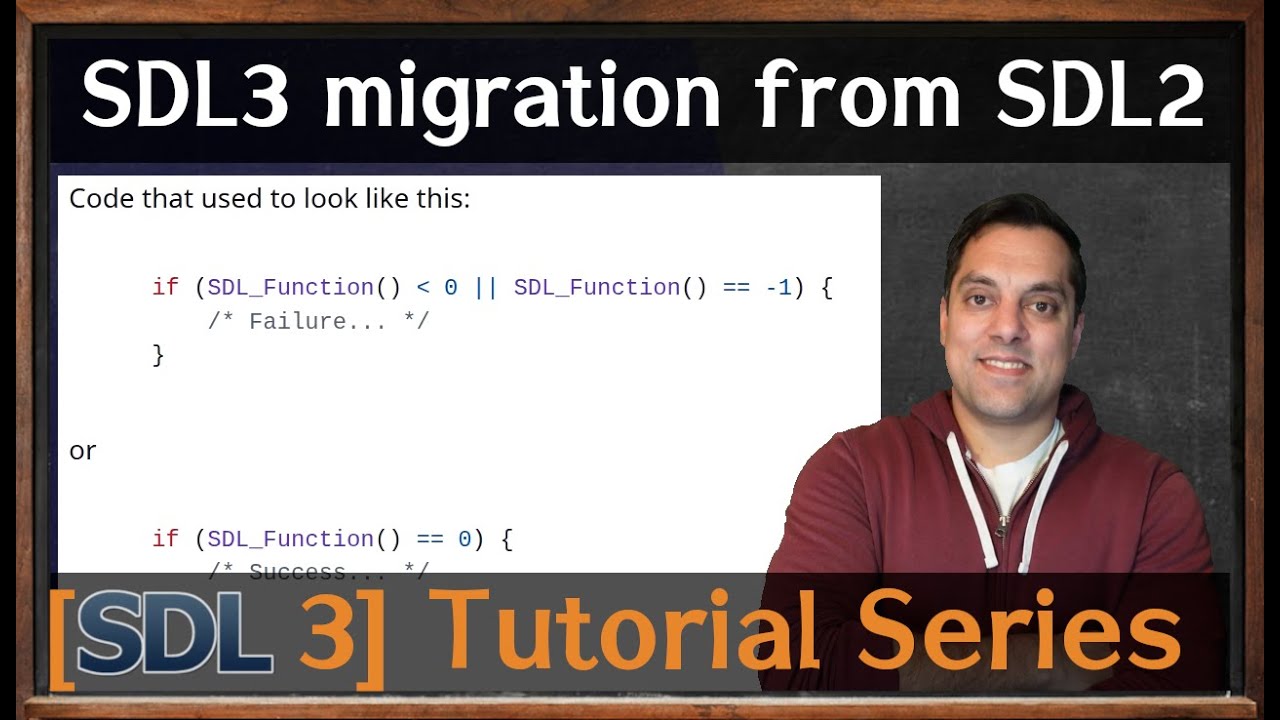 SDL3 migration from SDL2 [SDL3 Episode 4]