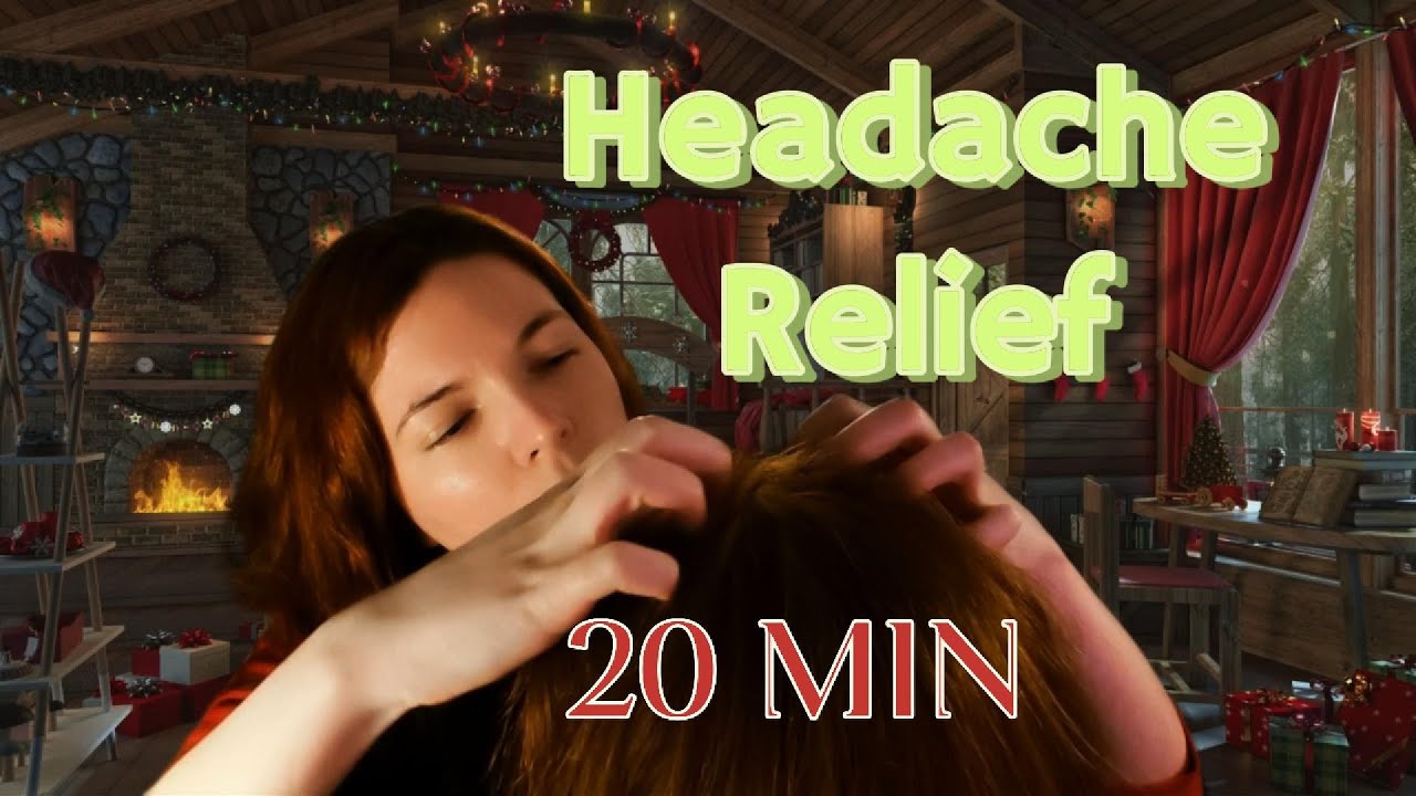 ASMR INTENSE Scalp Massage for Sleep at the Cozy Holiday Lodge (Check-in Roleplay)