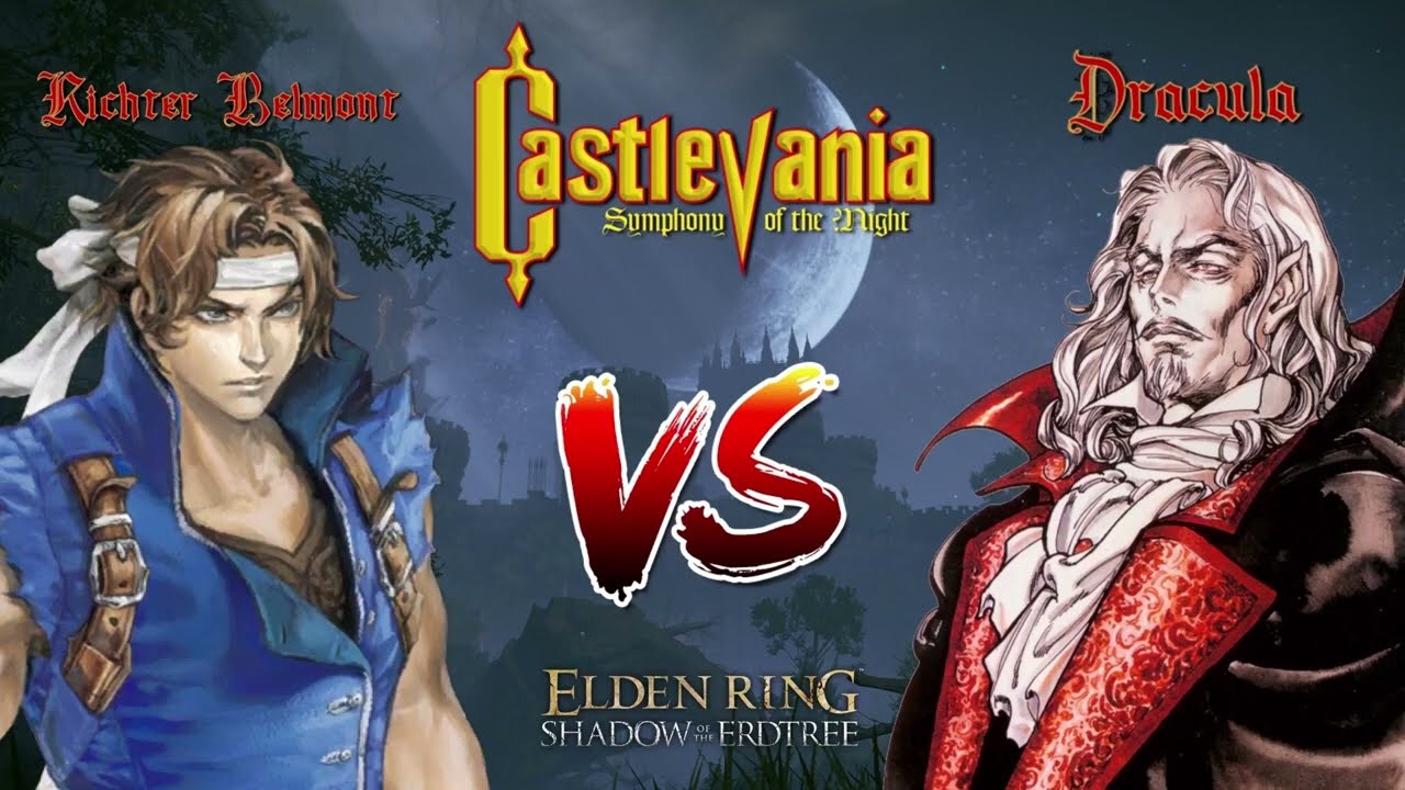 Elden Ring Castlevania: Shadow of the Erdtree - Richter vs Dracula (CV: Symphony of the Night)