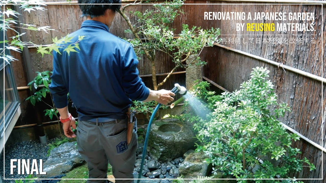 (Pro.35 - Final) Renovating a Japanese garden by reusing materials.