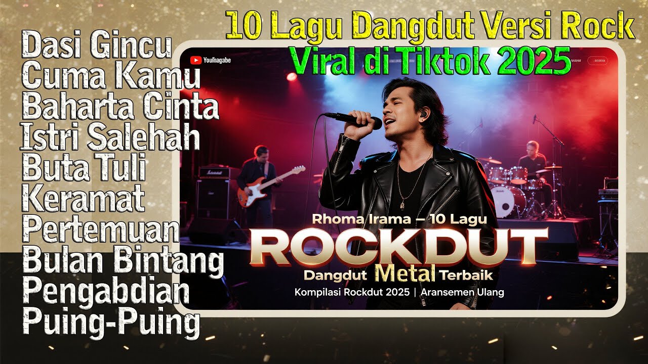 Rhoma Irama – 10 Lagu Dangdut Rock Metal Terbaik | Kompilasi Rockdut 2025