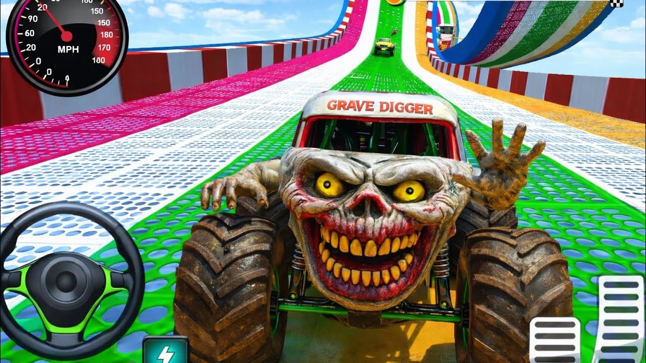 New Mega ramp monster truck game Android gameplay 2026 #monster truck#gameplay