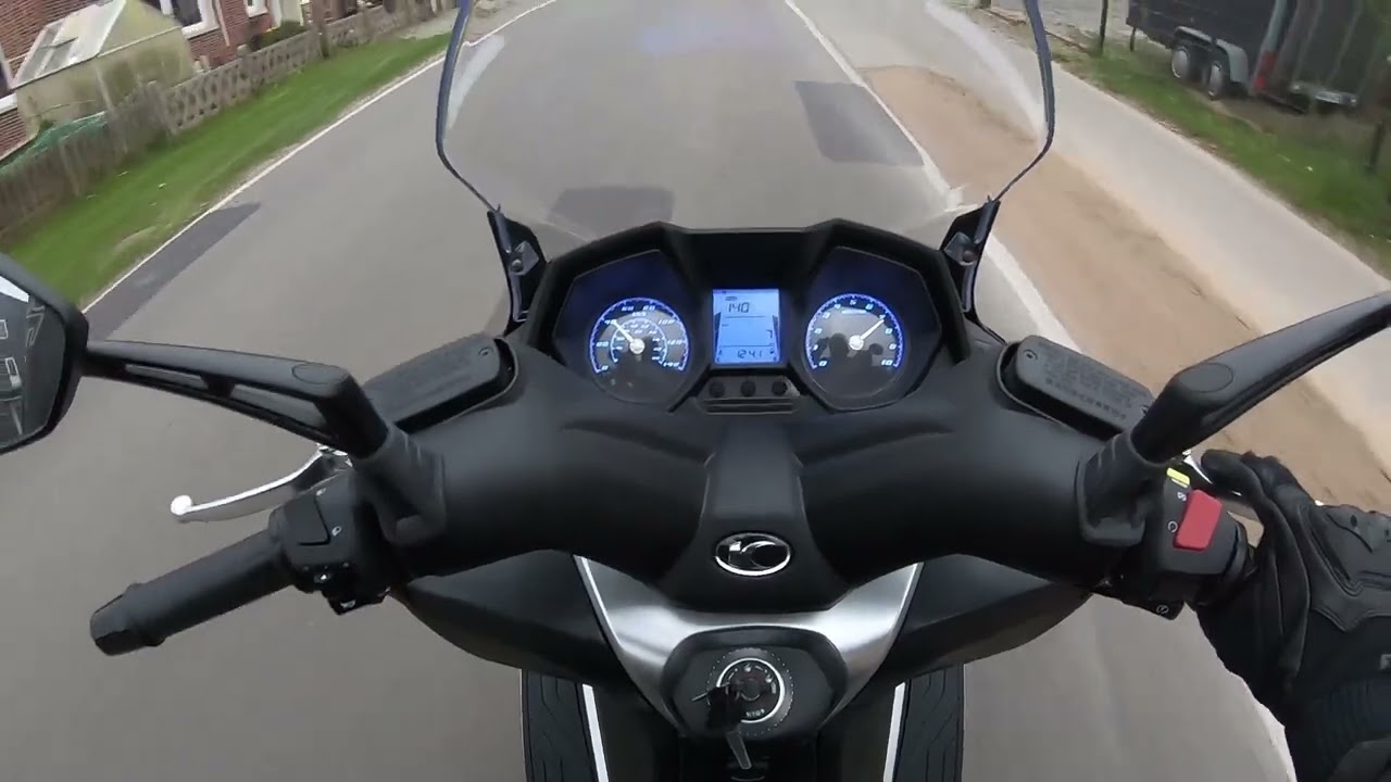 Kymco Downtown 125 : Probefahrt und Vorstellung #Motovlog