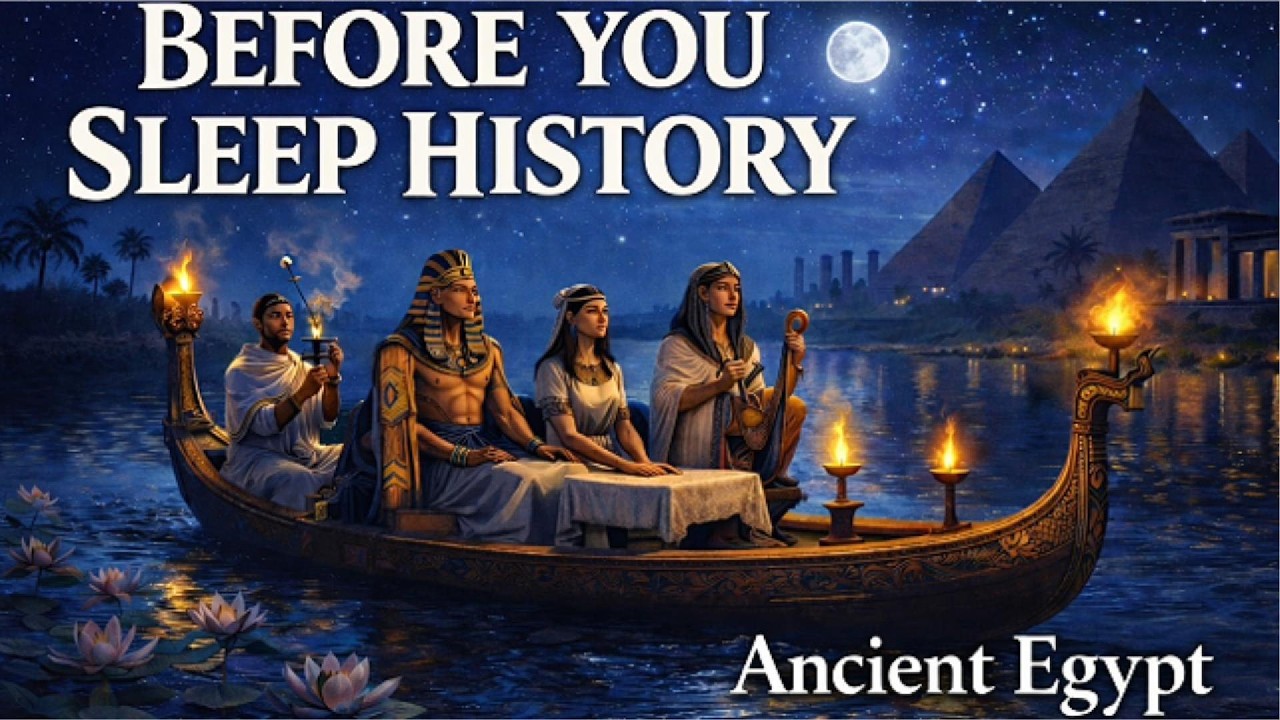 Ancient Egypt History bedtime🌙 Relaxing History for Sleep | Soothing Voice & Calm Background