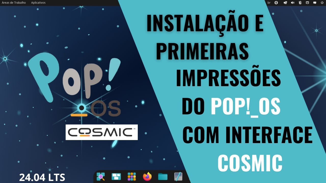 POP!_OS com a Interface Cosmic: Instalação e e Primeiras Impressões