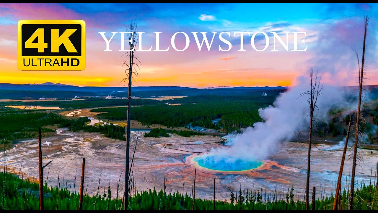 Yellowstone-First Ever National Park- Cinematic 4K Landscape Film| World in 4K