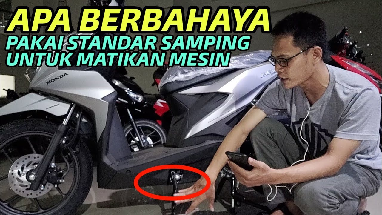 BAHAYA MATIKAN MESIN DENGAN STANDAR SAMPING