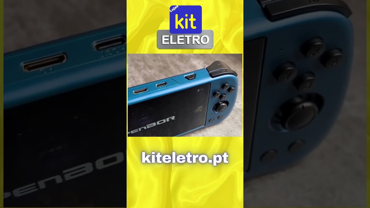 S&oacute; na Kit Eletro! Consolasee Port&aacute;teis Com o Melhor Pre&ccedil;o. #games  #emulador  #powkiddy  #nintendo