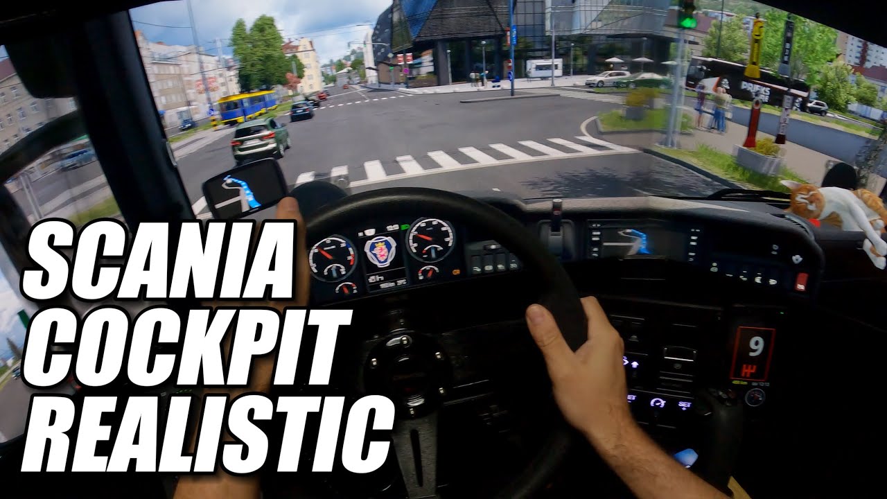 ETS2 - POV SCANIA REALISTIC ONBOARD | Cockpit Triple Screen + Gopro