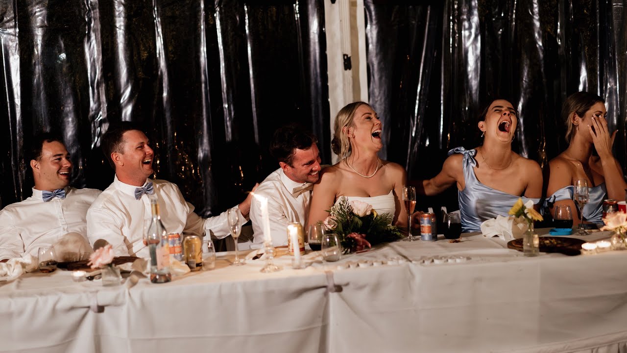 Hilarious & Heartfelt Sister of the Groom Speech | Warwick QLD Wedding