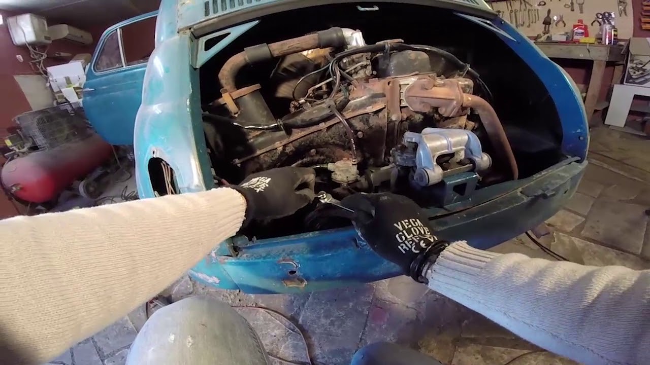 Restauro Fiat 500 D 1961 - prima parte - Lo smontaggio