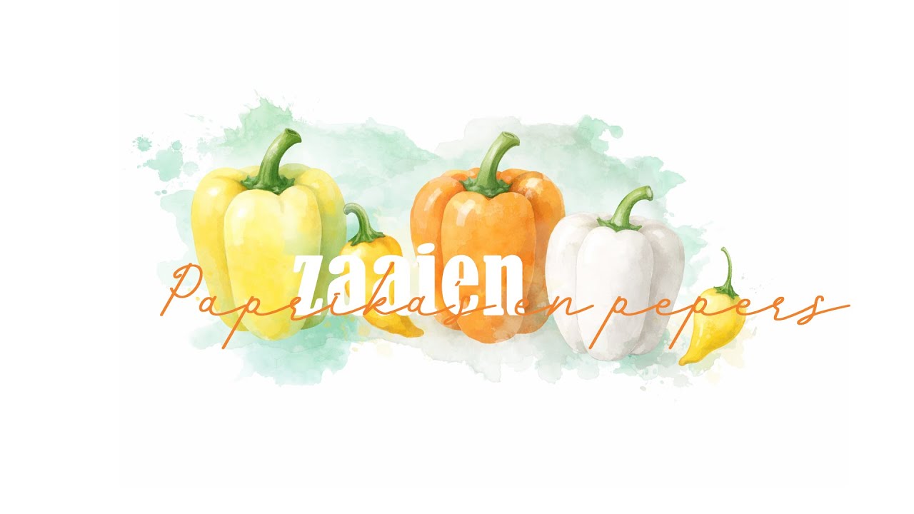 001 Paprika's en pepers zaaien, januari 2026