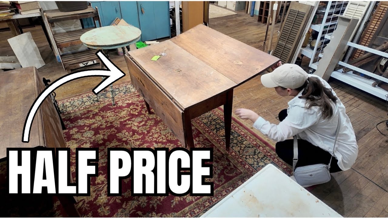 Everything Was Half Price at This Antique Store… Did I Score Big? | Thrift With Me