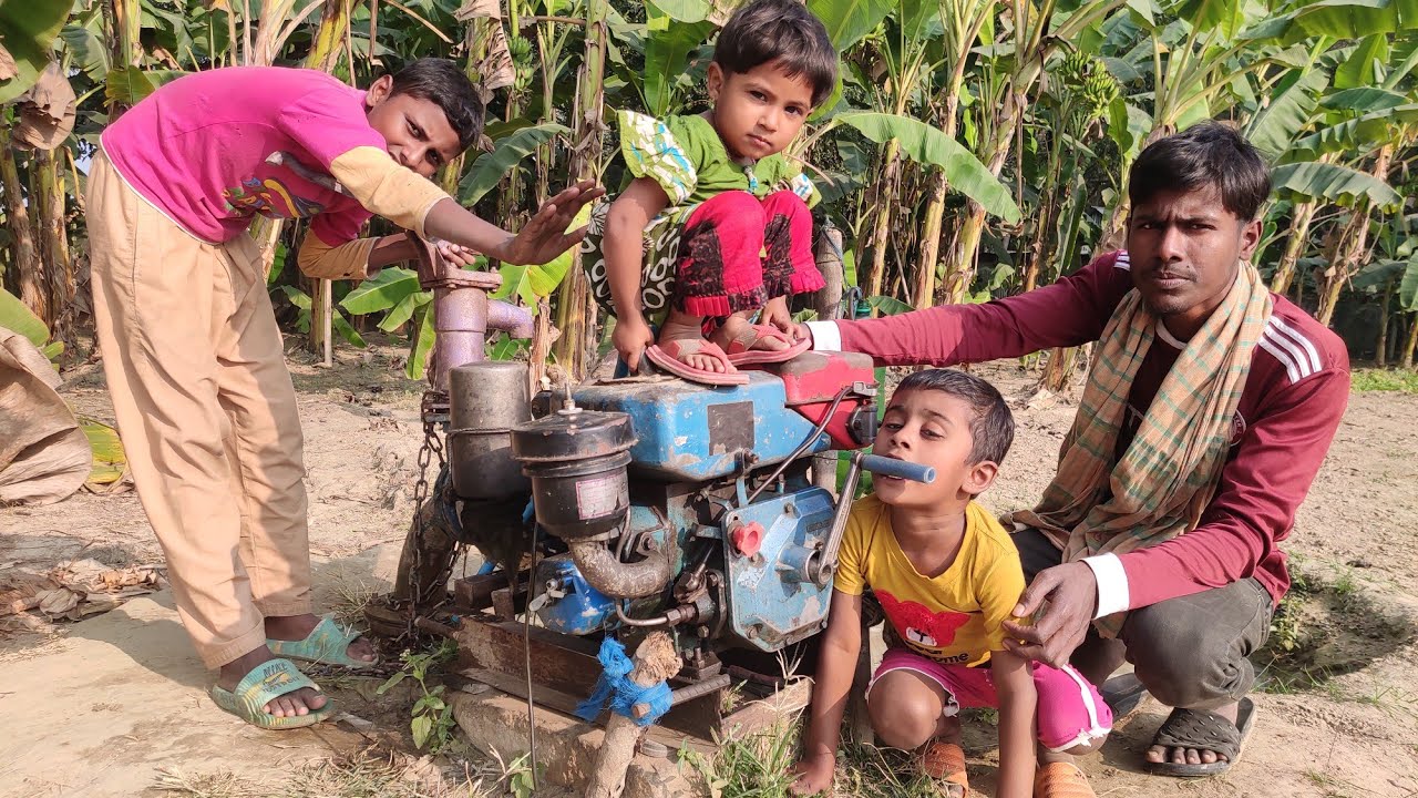 Two people tried ten times to raise the water in the machine