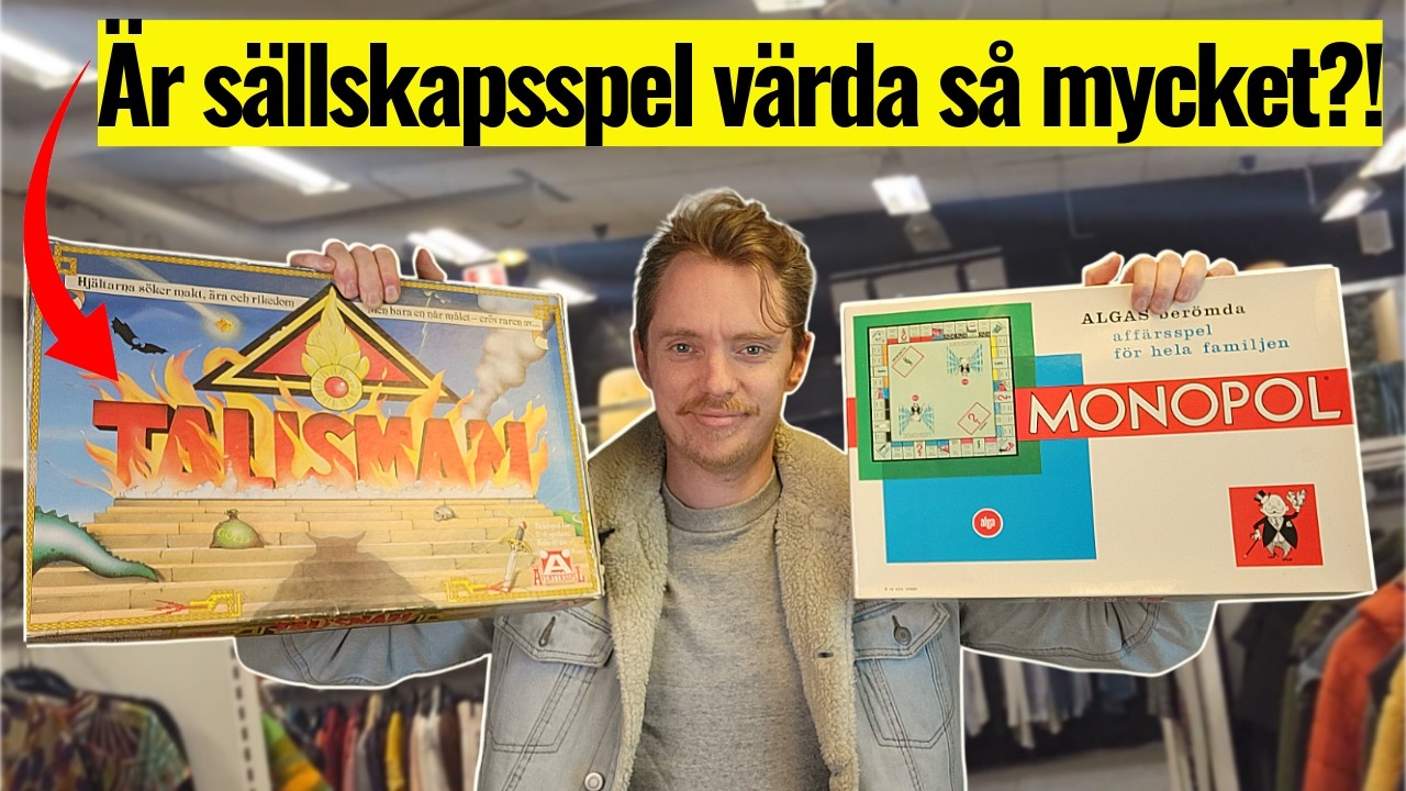 Loppis i Södertälje för att hitta grejer att sälja på Tradera