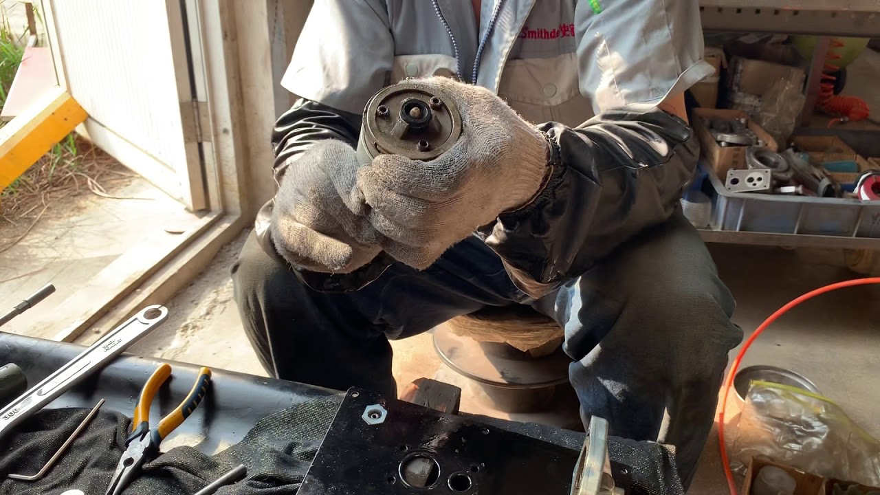 Foot Air pump repair ---02