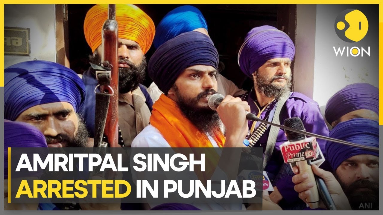 India: Fugitive separatist Amritpal Singh arrested by Punjab Police | Latest News | WION