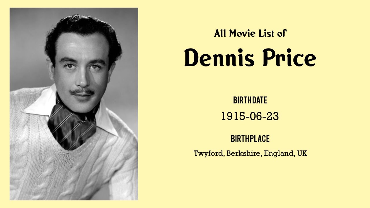 Dennis Price Movies list Dennis Price| Filmography of Dennis Price