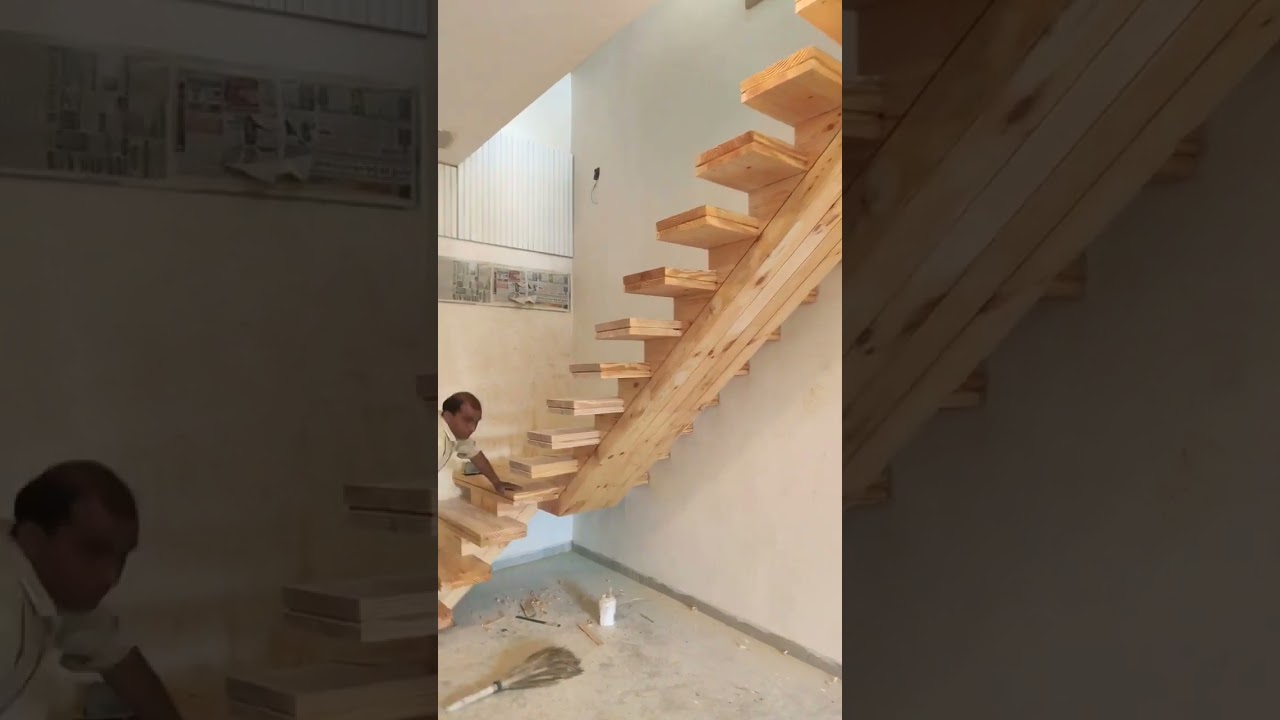 #stair #stairs #short #shortsvideo #interior #interiordesign #india #woodworking #wood