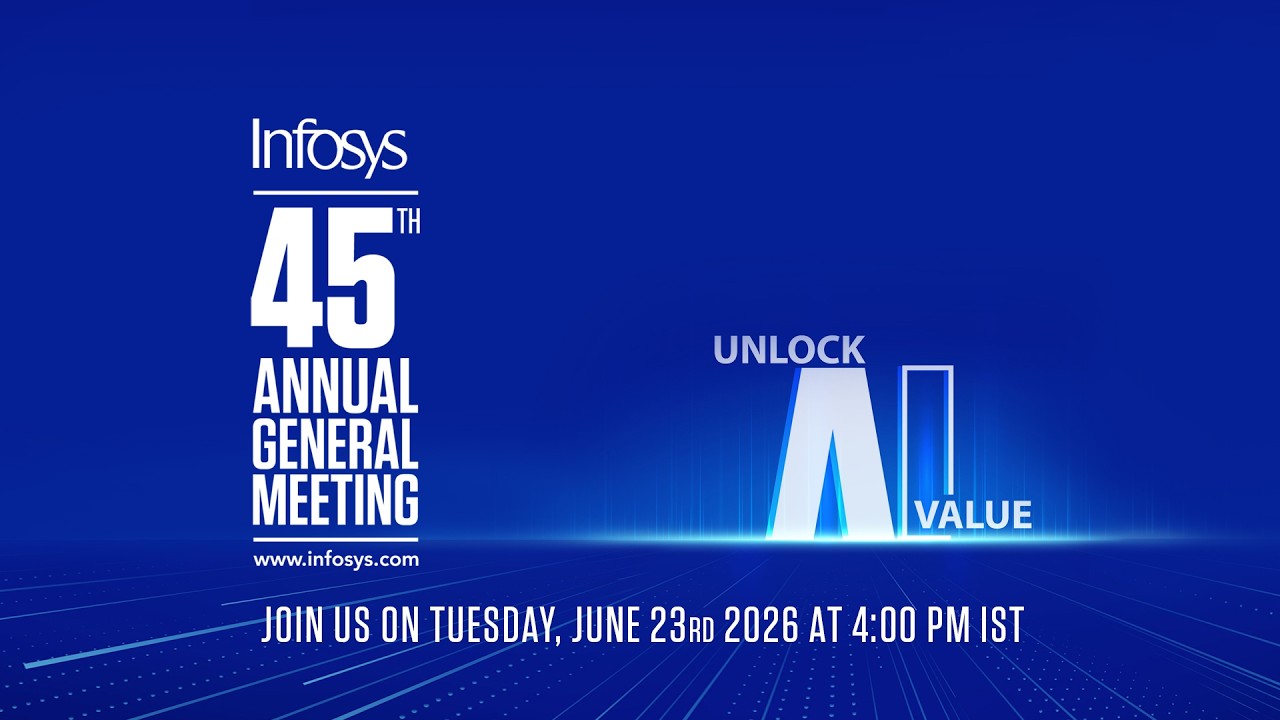 The 45th Infosys Annual General Meeting, 23&nbsp;June 2026