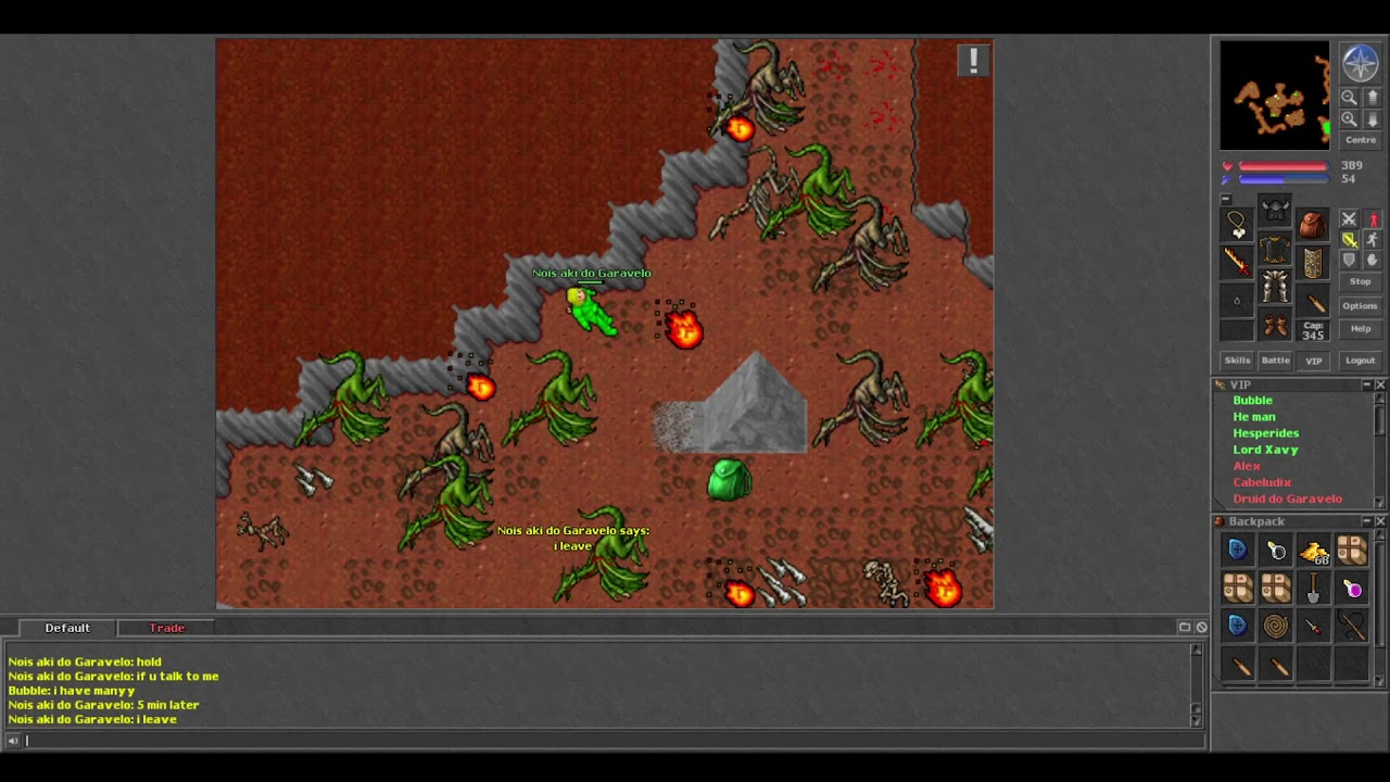 Old Tibia - BR bothering BUBBLE D-Lair Venore (7.4 2005 Antica)