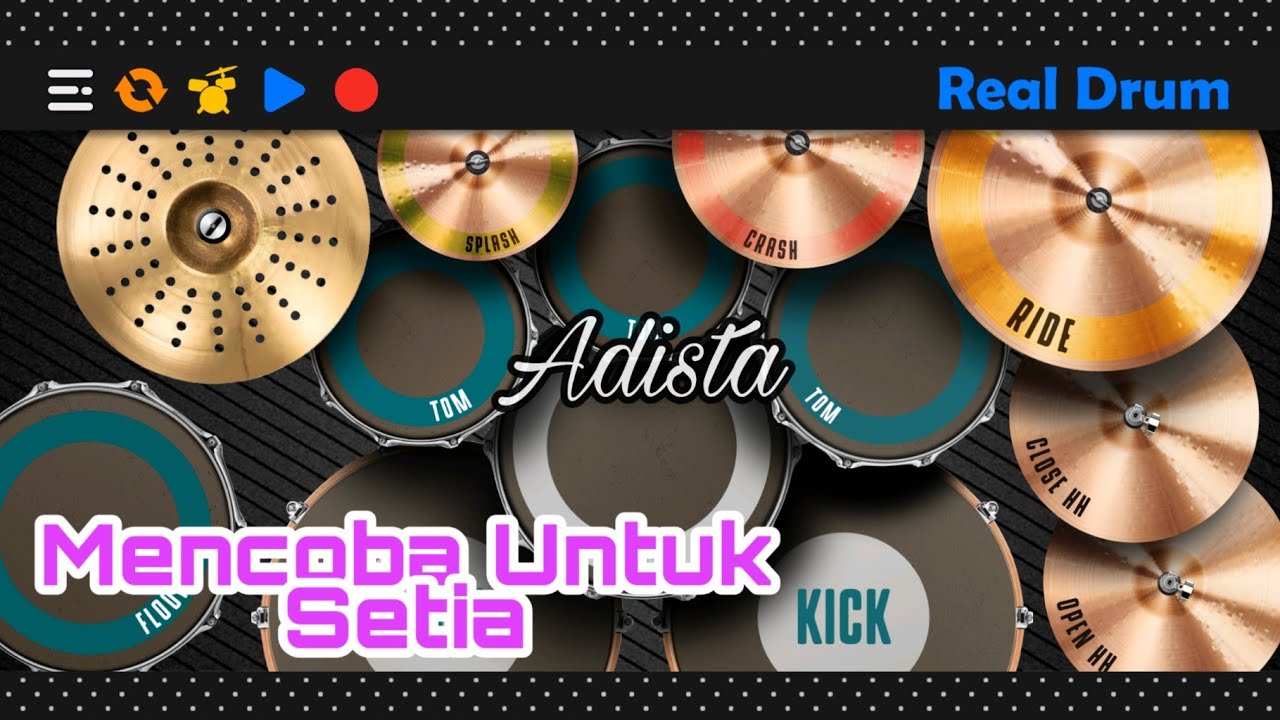 Adista - Mencoba Untuk Setia | Real Drum Cover