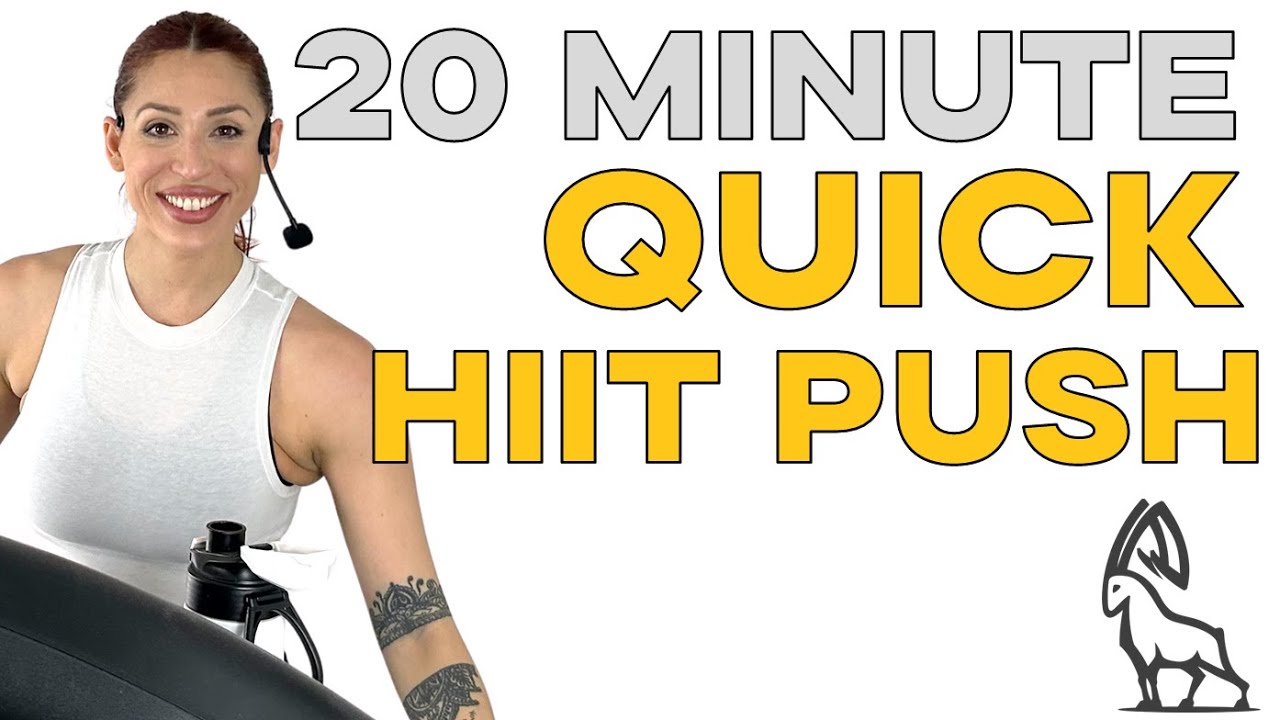 Quick HIIT Push | 20-Minute Treadmill Blast with Coach Rachael
