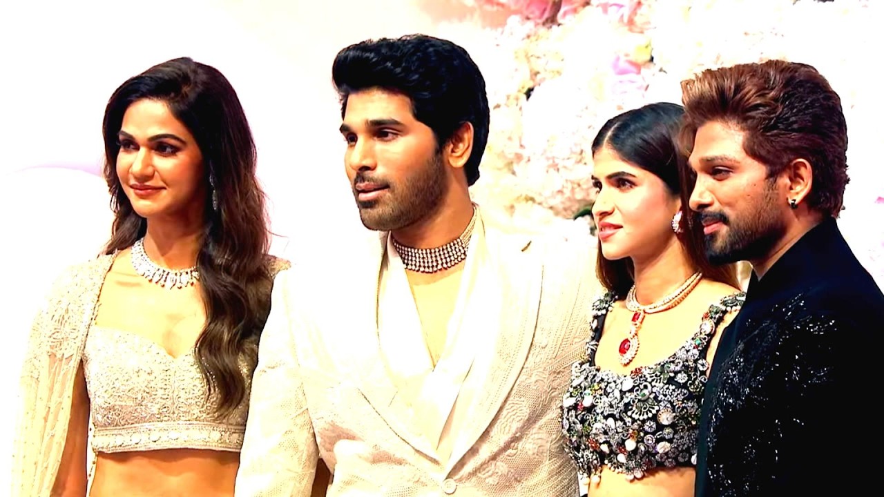 Allu Sirish & Nayanika Pre-Wedding Reception, Balakrishna, Anil Ravipudi ,Ram Charan, Mahesh Babu