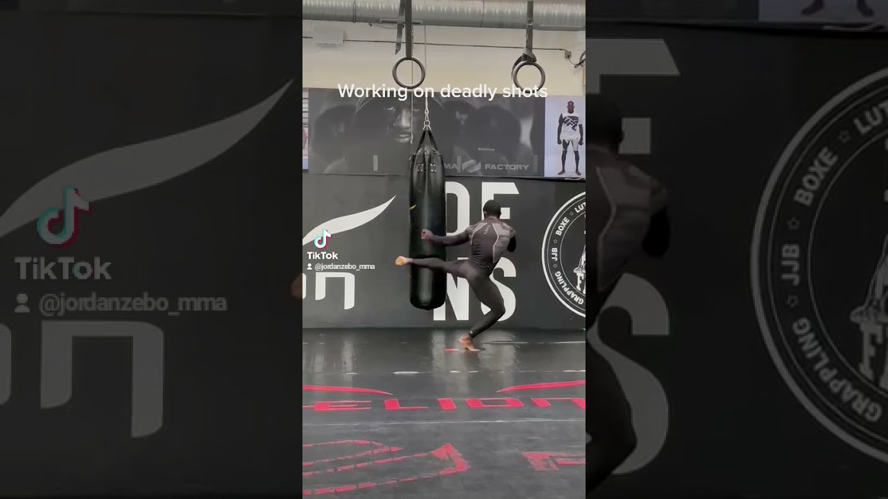 World Championship medalist MMA Fighter from MMA Factory Paris working on deadly kicks #shorts #mma