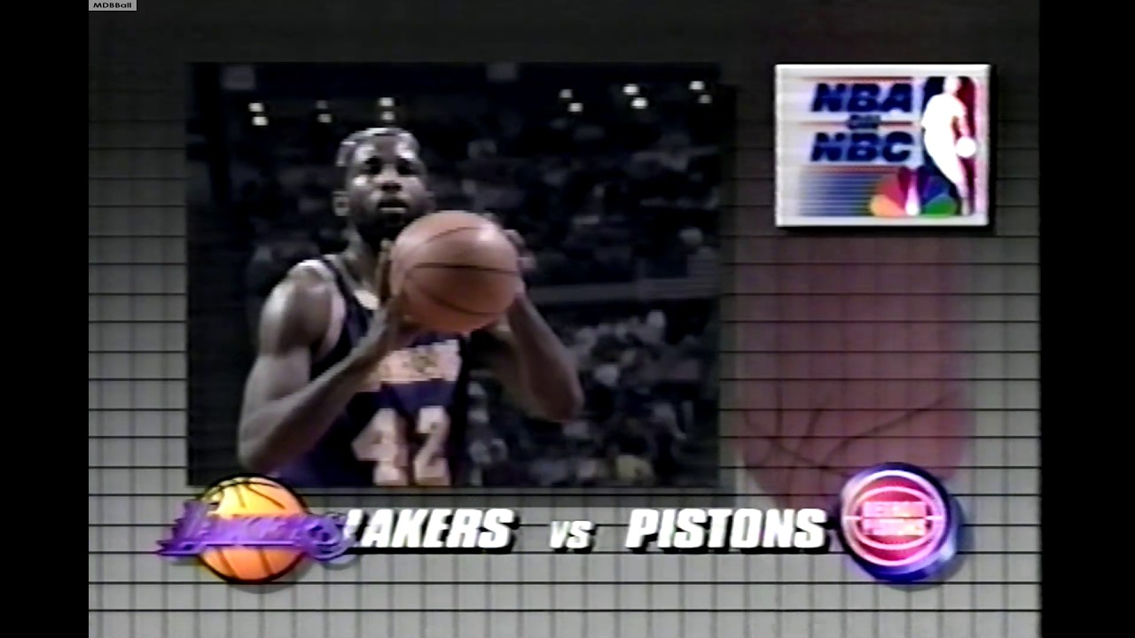 Lakers @ Pistons February 1991 (NBA On NBC)