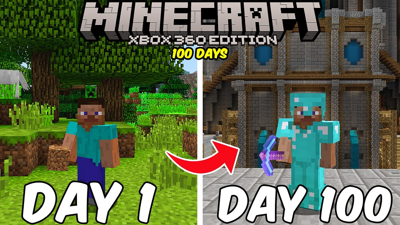 100 Days in Minecraft Xbox 360 Edition