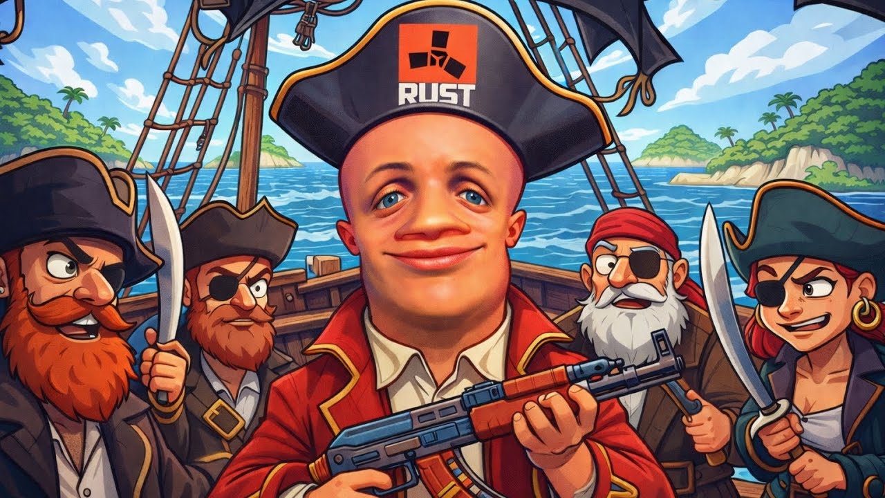 i played rust as a professional Pirate!!