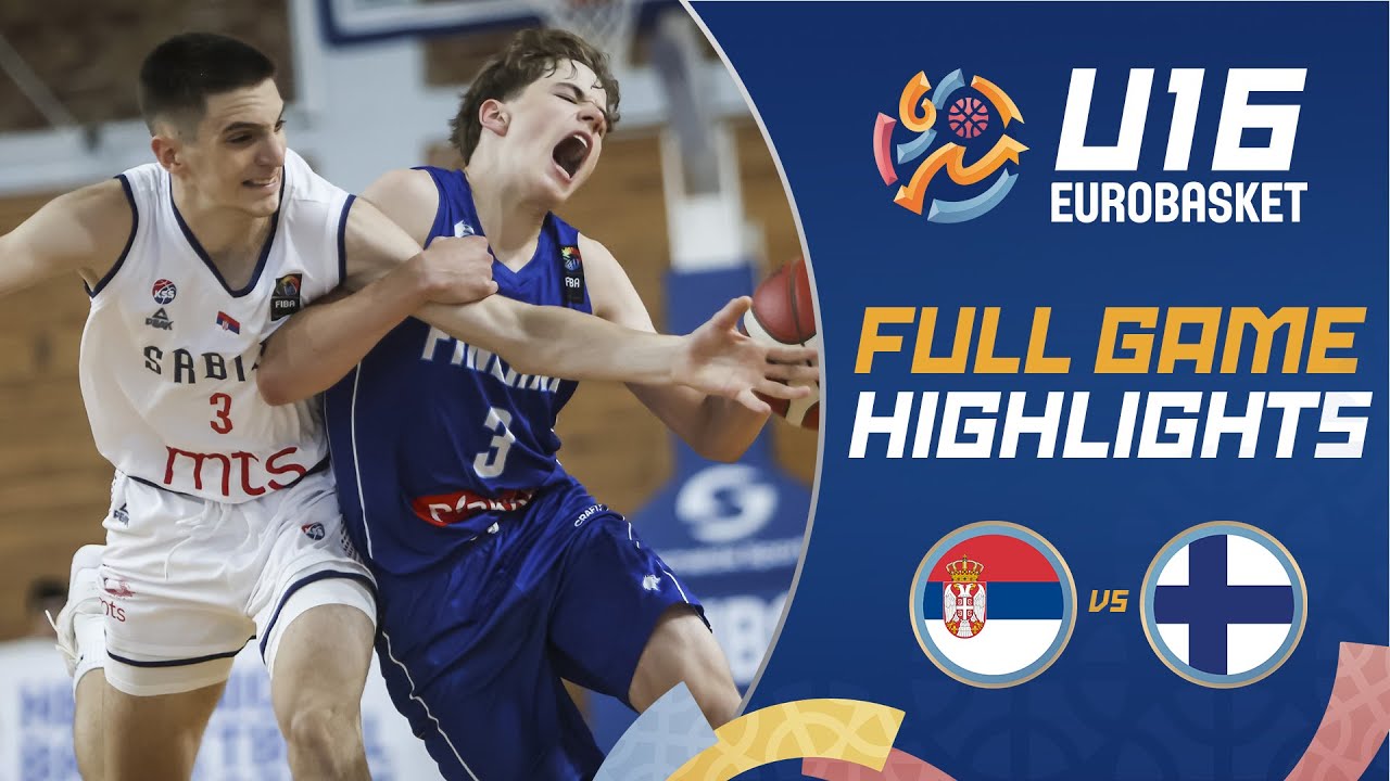 Serbia 🇷🇸 vs Finland 🇫🇮 | Highlights | FIBA U16 EuroBasket 2024