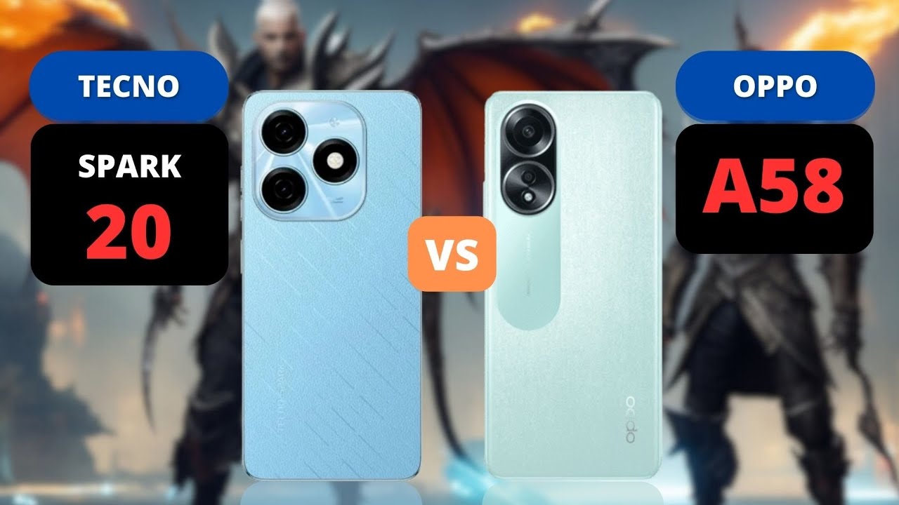 Tecno Spark 20 vs Oppo A58 | Who is Better? | PHONE COMPARISON