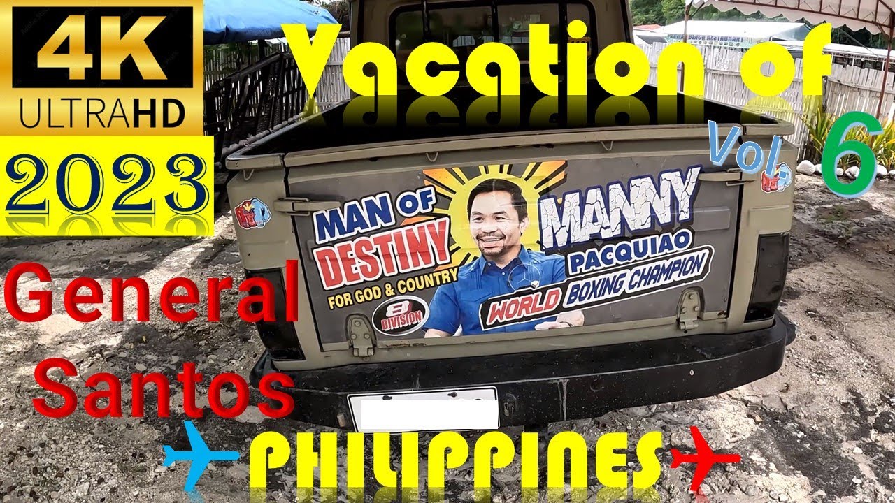 【4K】【Gensan】【フィリピン】Vacation of Philippines 2023 vol.6 General Santos,Pacman Beach Resort, Mindanao