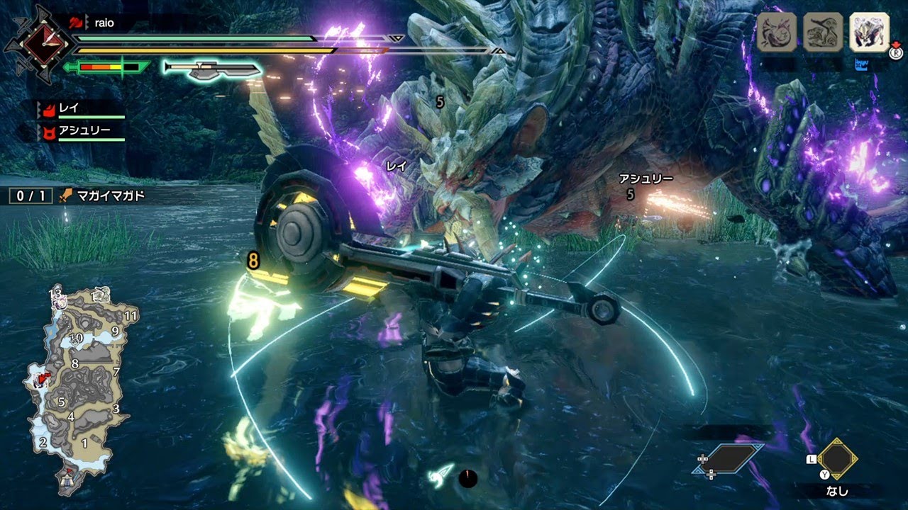 [MHRise体験版2]マガイマガド スラアク ソロ 7'52   Magnamalo Switch Axe [モンスターハンターライズ]