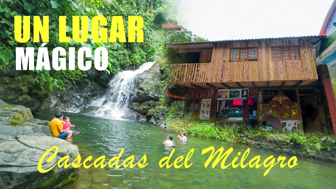 Cascadas del Milagro en la parroquia El Tingo La Esperanza cerca de La Maná
