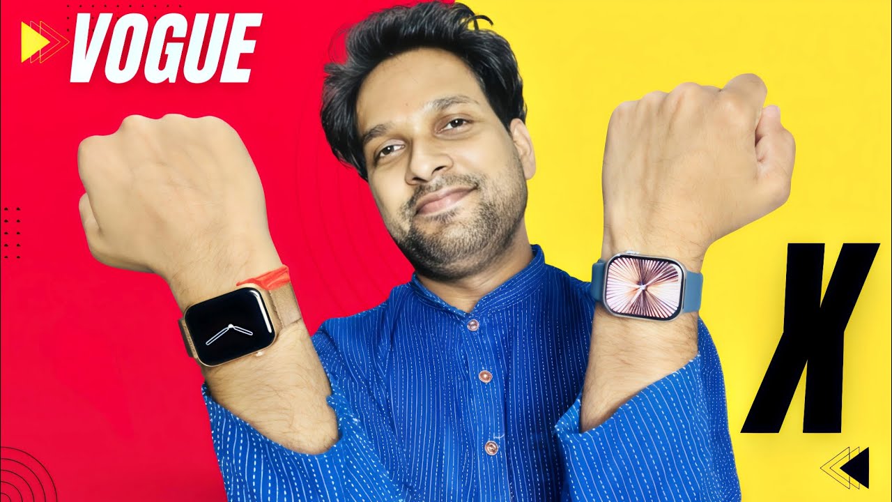 Fire-boltt Ring X Vs Fire-boltt Vogue | Big Display Apple look alike watches #comparison #techpoke