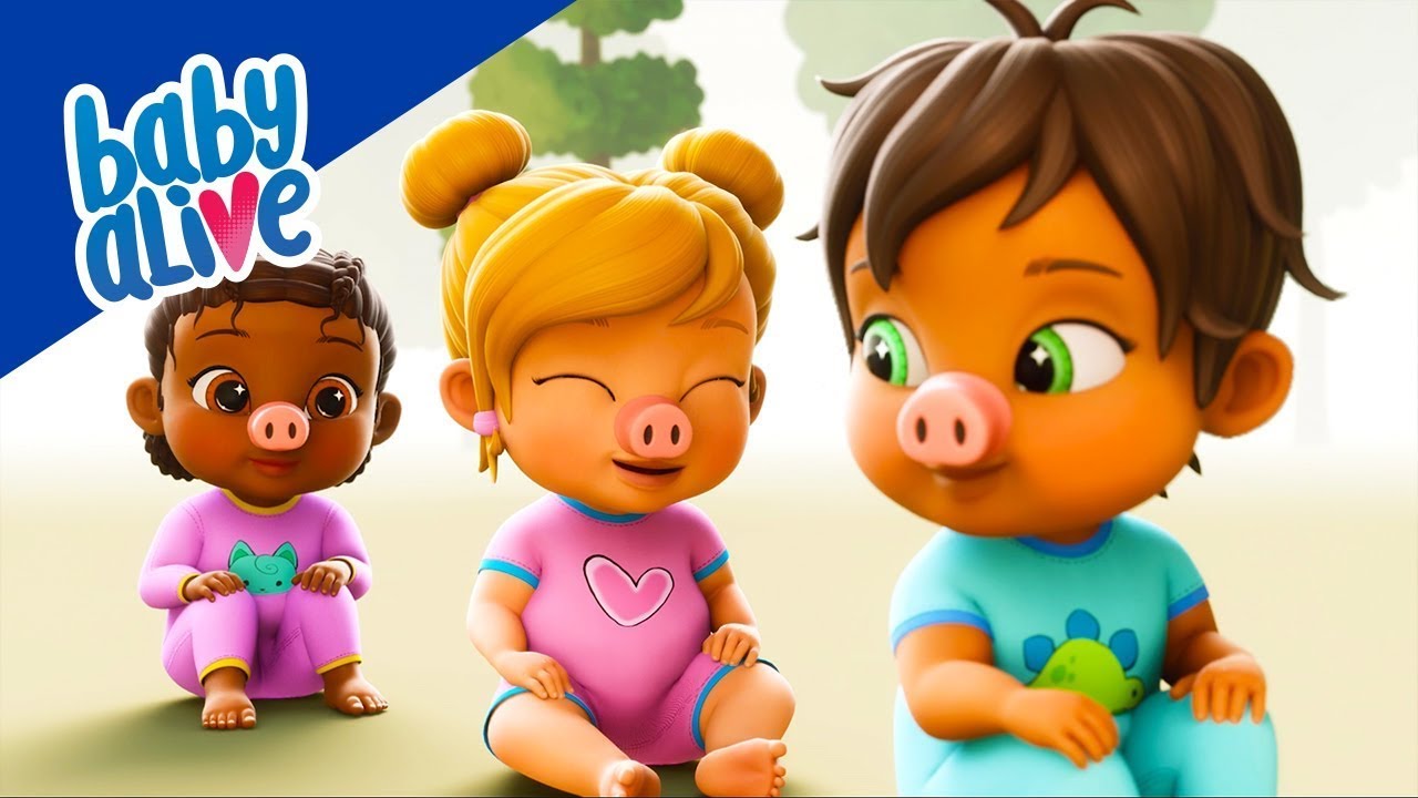 Baby Alive en Español 🐽 ¡Vamos a Disfrazarnos! 🌈 Dibujos Animados Para Niños 💕