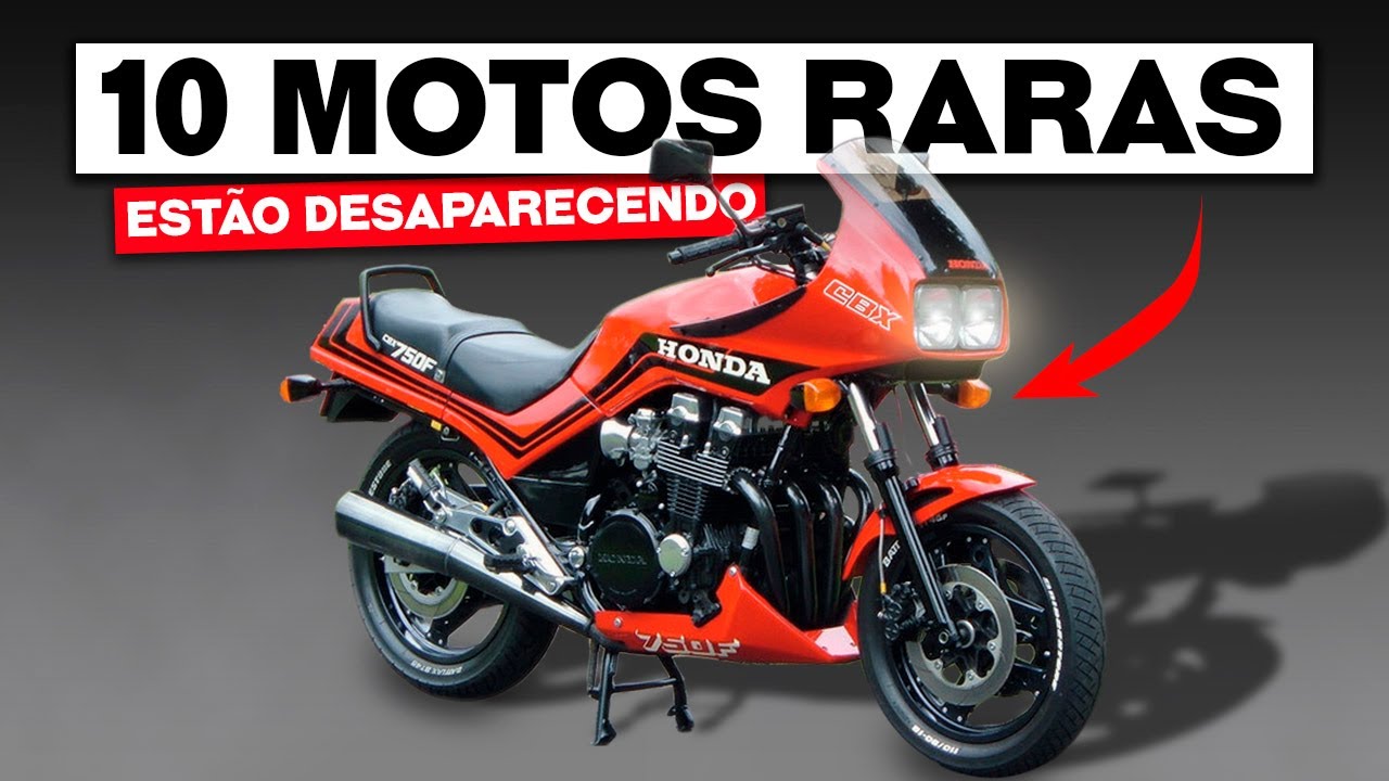 10 MOTOS RARAS QUE ESTÃO PRESTES A DESAPARECER DA HISTÓRIA