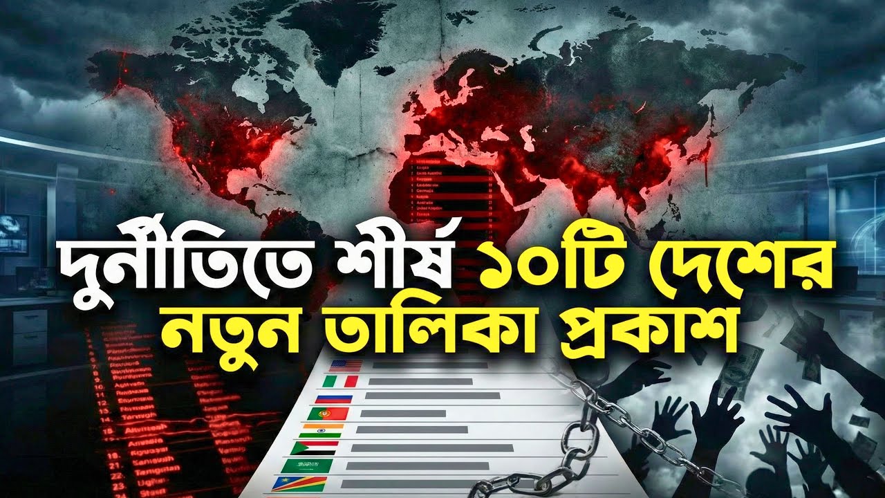 বর্তমানে বিশ্বের সবচেয়ে দুর্নীতিগ্রস্ত ১০টি দেশ | Top 10 Most Corrupt Countries in the World