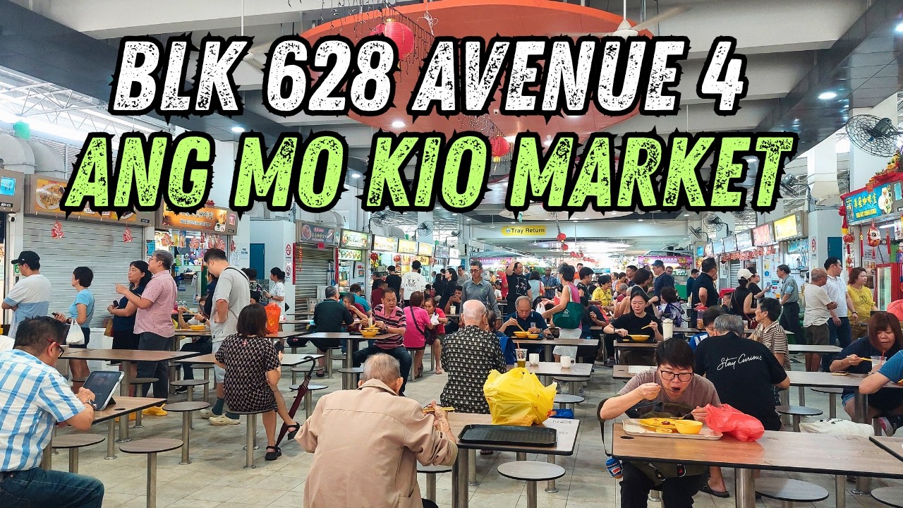 Visit to hawker centre at Blk 628 Ang Mo Kio Avenue 4 | Singapore Street Food